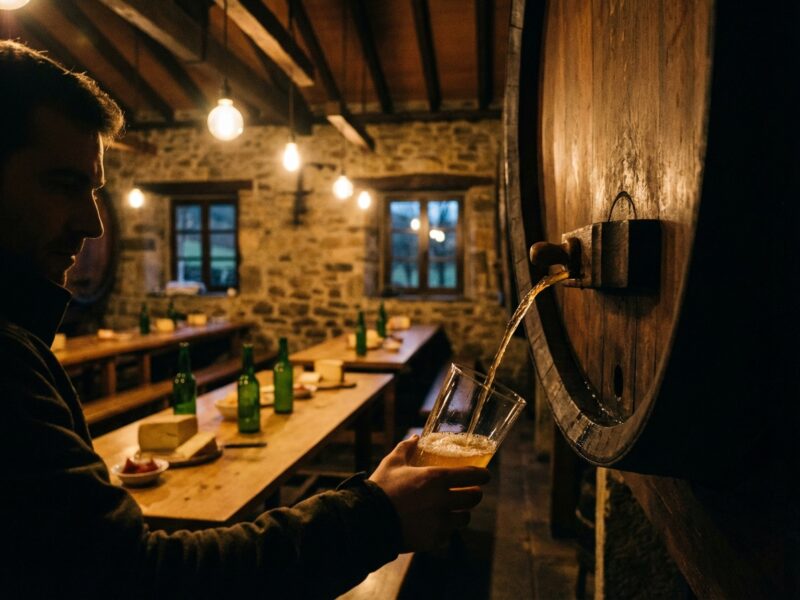 A Night at a Basque Cider House: Txotx Season Explained