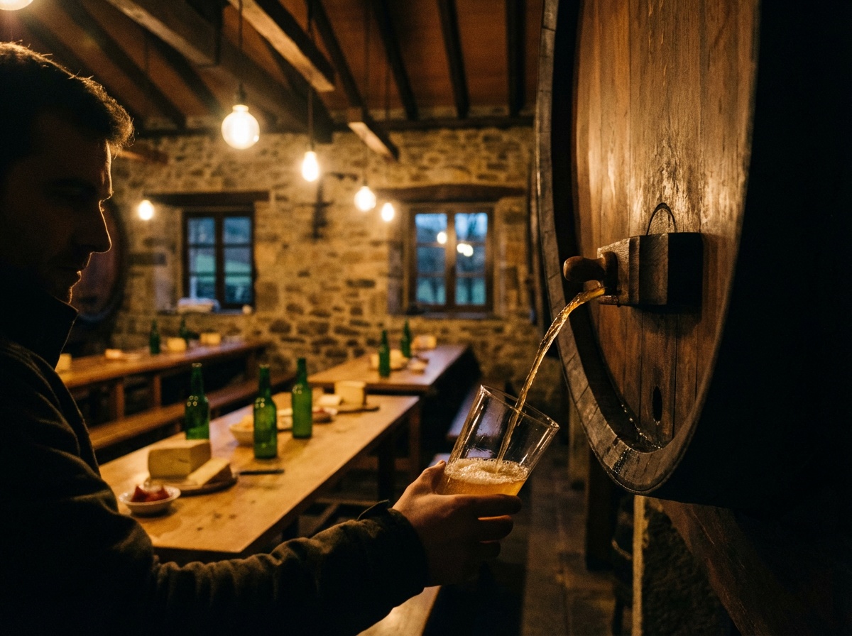 A Night at a Basque Cider House: Txotx Season Explained