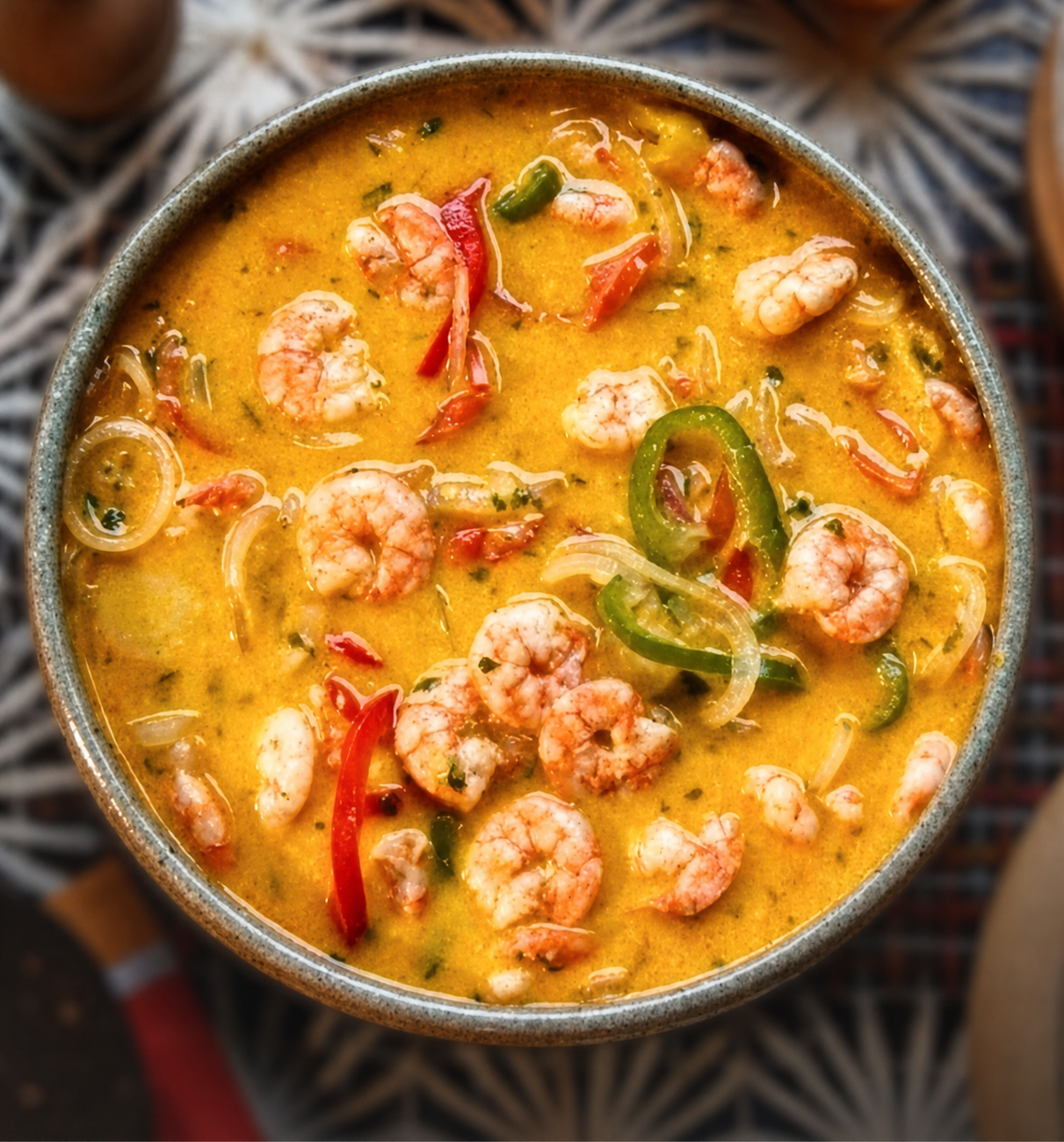 Brazilian shrimp moqueca served at Jungle Bistro in Sant Antoni de Portmany, Ibiza.